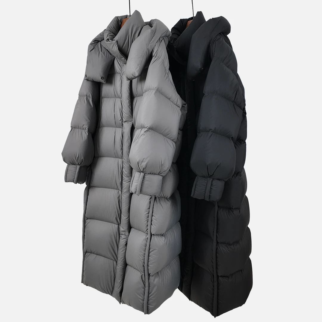 【晶哥鱼鱼】长款保暖鹅绒服ZY671