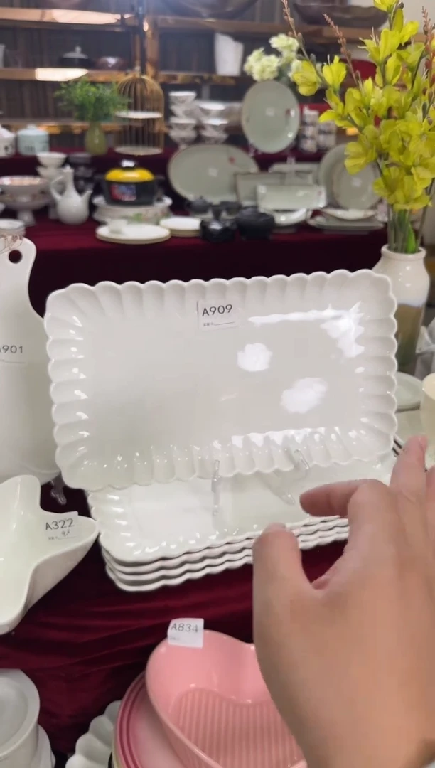 摆件陶A909   清仓陶瓷餐具微瑕（颜色随机）