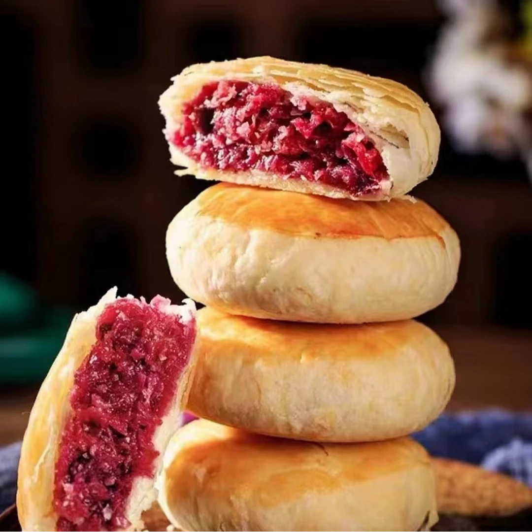 【福利品】云南特产玫瑰鲜花饼营养早餐必备充饥下午茶零食