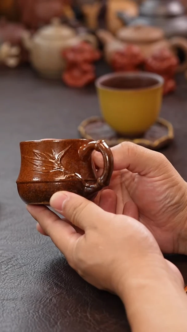 茶壶紫砂宜兴原矿高端紫砂 柴烧