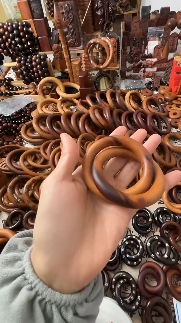 枣木乾坤圈桃木50圈口一物一拍