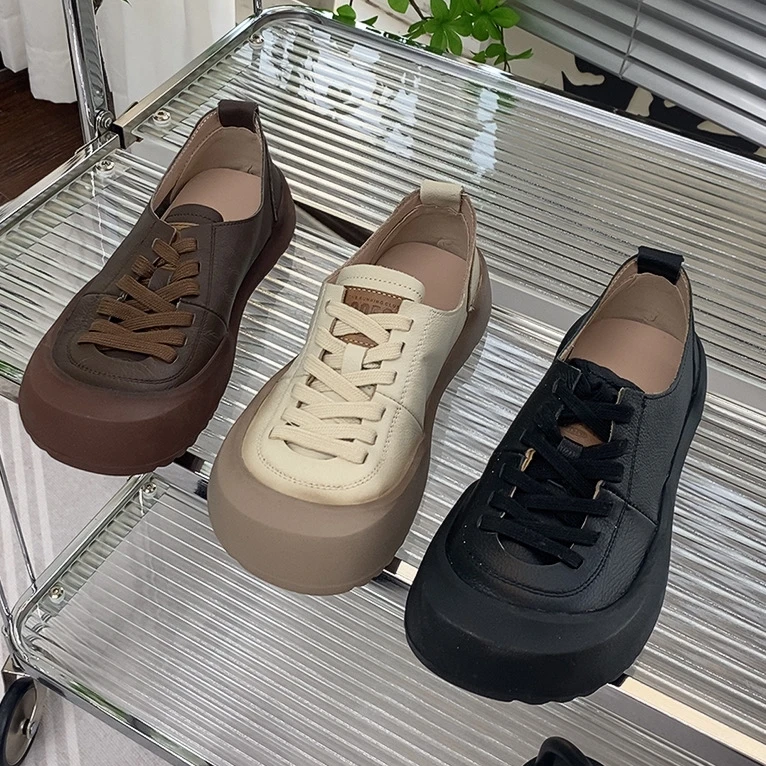 99626时尚百搭舒适真皮复古手工女鞋