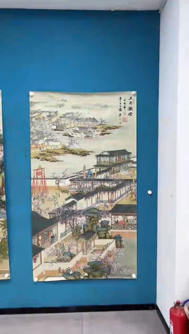 国画王夫怀-六尺山水-017