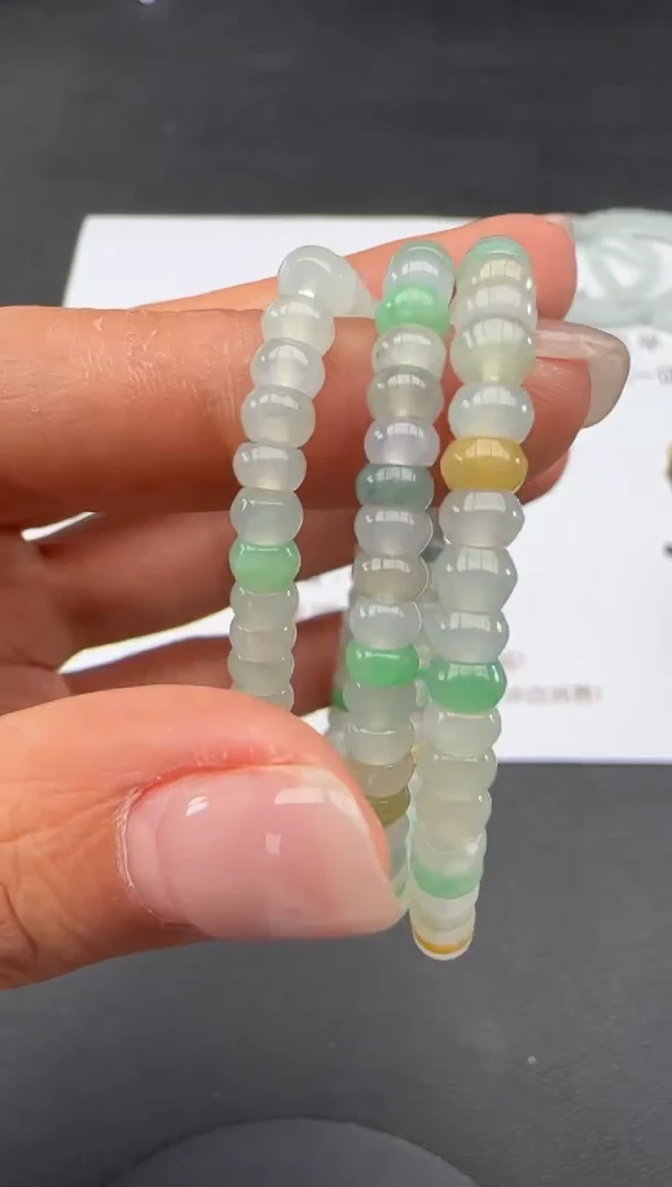 【闪购商品】翡翠手串未镶嵌CJ10224-51多样性发1