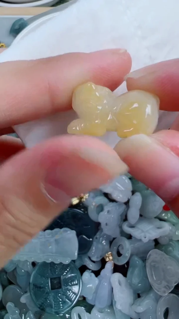 散珠翡翠530号链接，A货翡翠
