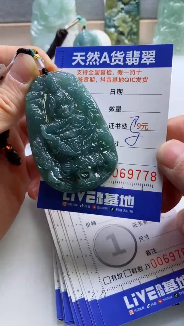 【闪购商品】翡翠挂件未镶嵌