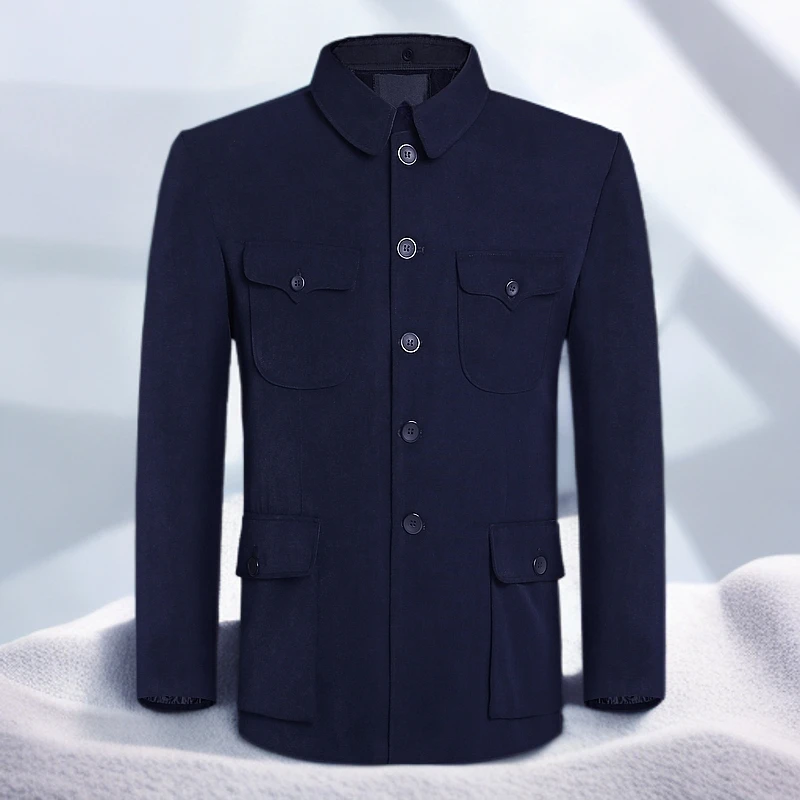 春秋冬服装（以直播间扣号为准）薄款男士老式服休闲