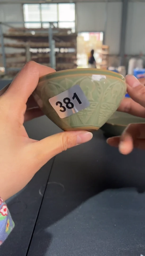 耀州窑仰山禅定杯微瑕381