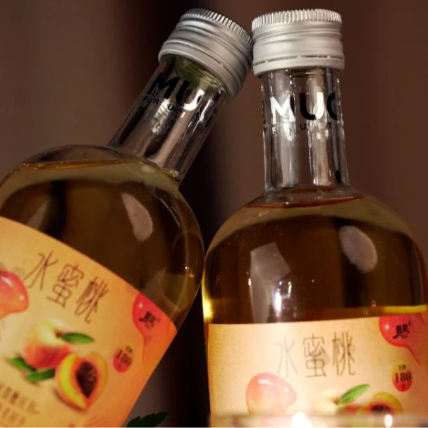 【一航专属】水蜜桃纯酿制果酒每瓶330ml网红高颜值酒12度微醺酒