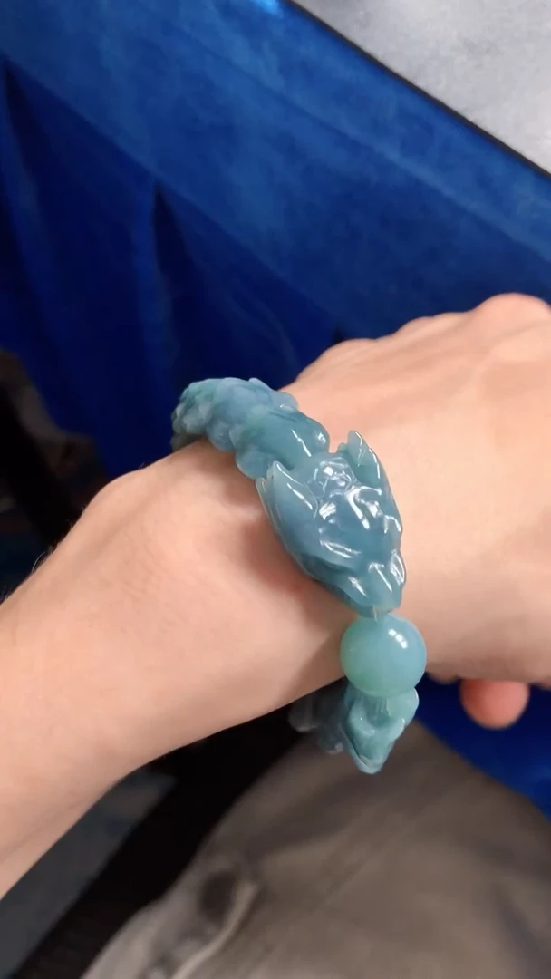 颈饰未镶嵌翡翠天然缅甸翡翠A货