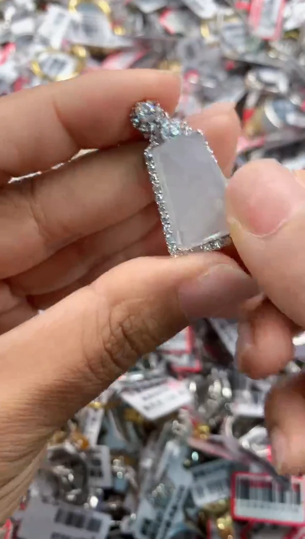 银S925镶嵌戒指翡翠111      4