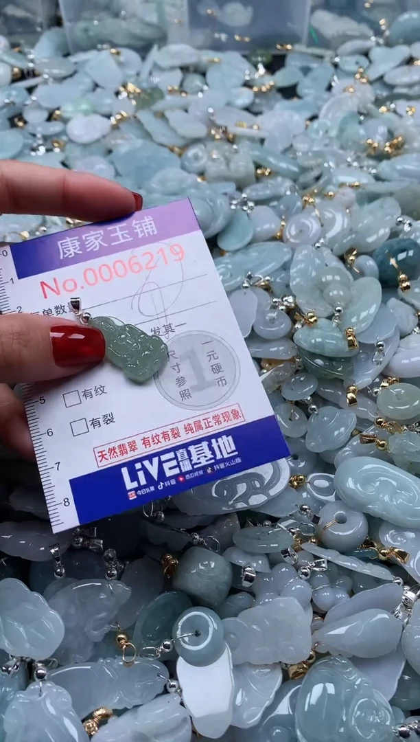 翡翠未镶嵌吊坠(不含链)6219