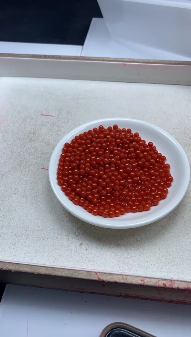 【闪购商品】玛瑙/玉髓颈饰未镶嵌W2271满肉南红4mm*50颗