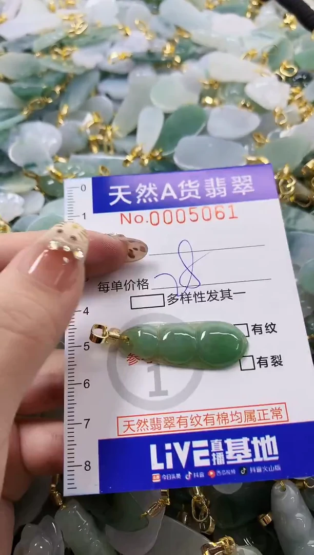 颈饰未镶嵌翡翠天然A货翡翠