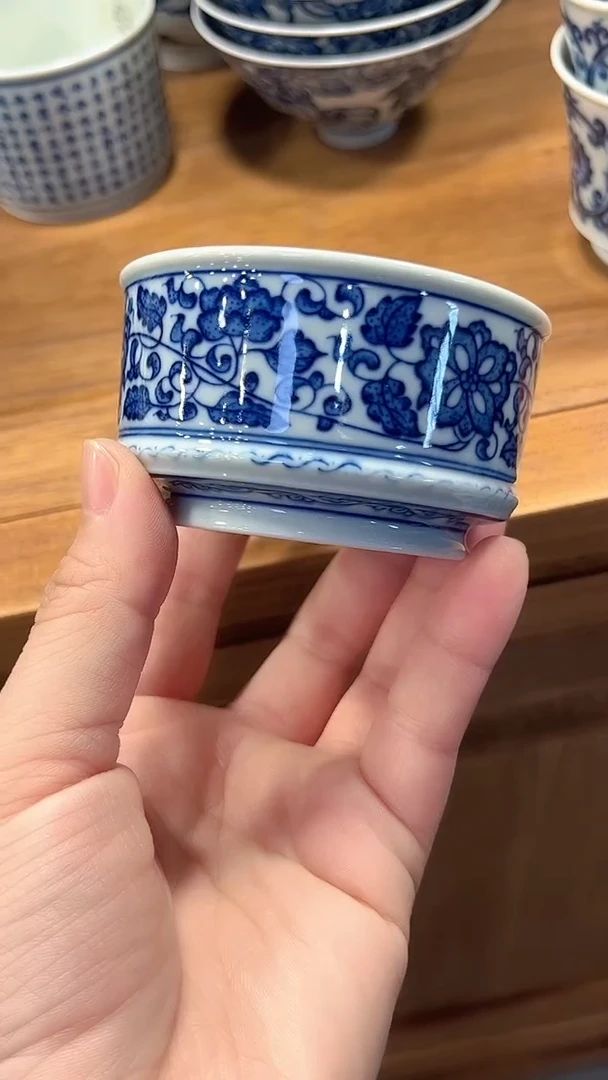 涵*间镹曰陶手工手绘制作柴窑微瑕