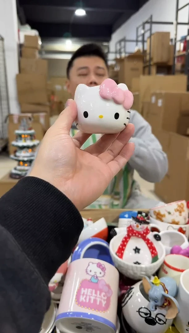 瓷片粉色kt猫香薰