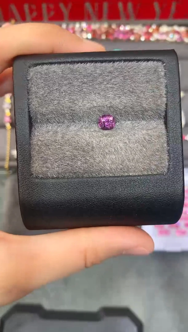【闪购商品】定制尖晶石裸石未镶嵌枕型 紫色调 0.84ct