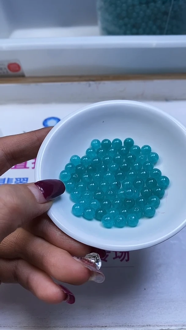 未镶嵌散珠玛瑙/玉髓B51 天 河 石6mm30颗5.8元