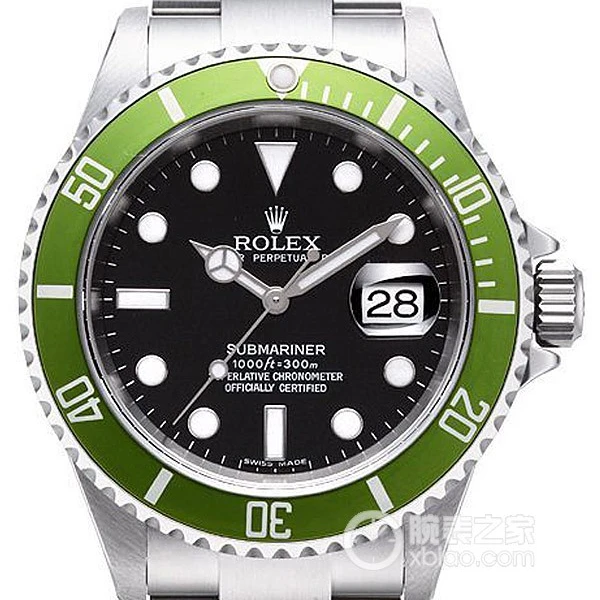 99新 Rolex/劳力士 潜航者型系列16610/40表径绿水鬼单表男士腕表