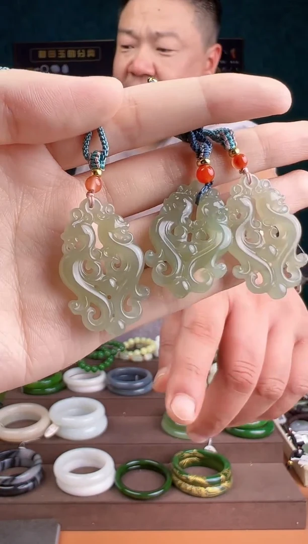 和田玉未镶嵌颈饰多样性发货 拍一单发一个