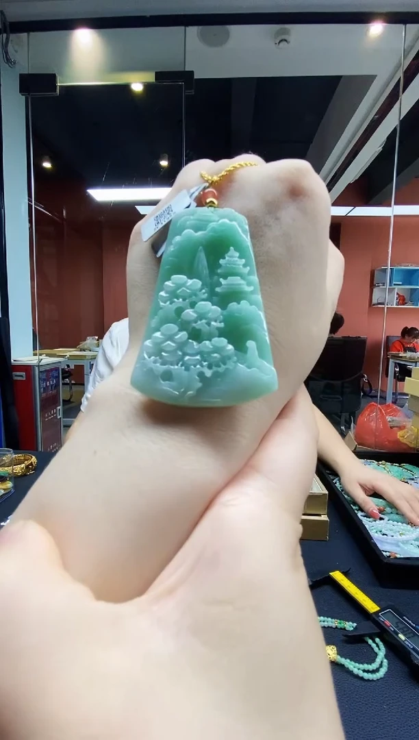 颈饰未镶嵌翡翠翡翠吊坠
