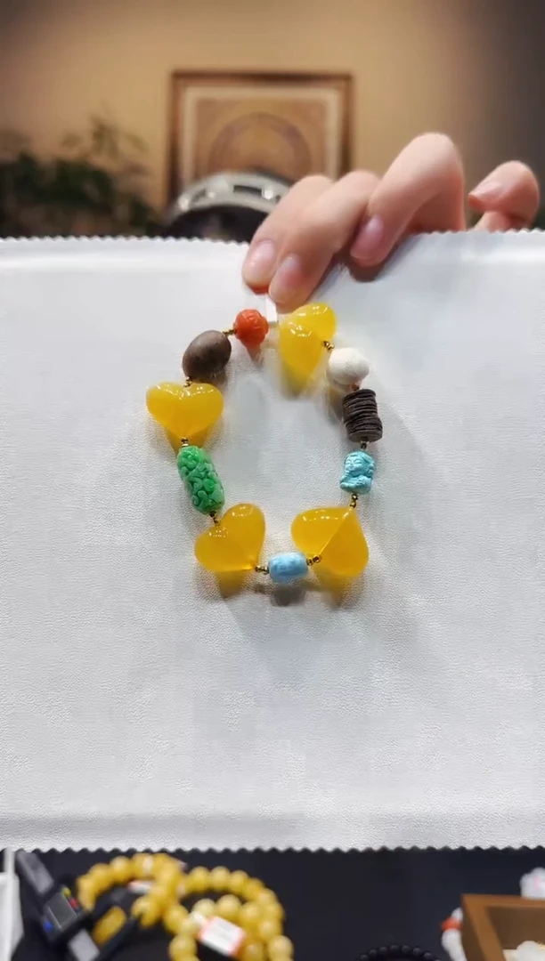 手链蜜蜡未镶嵌多宝手串