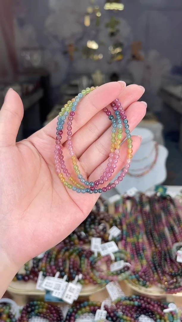 【闪购商品】碧玺/未镶嵌J3mm+碧玺多圈多样性发货