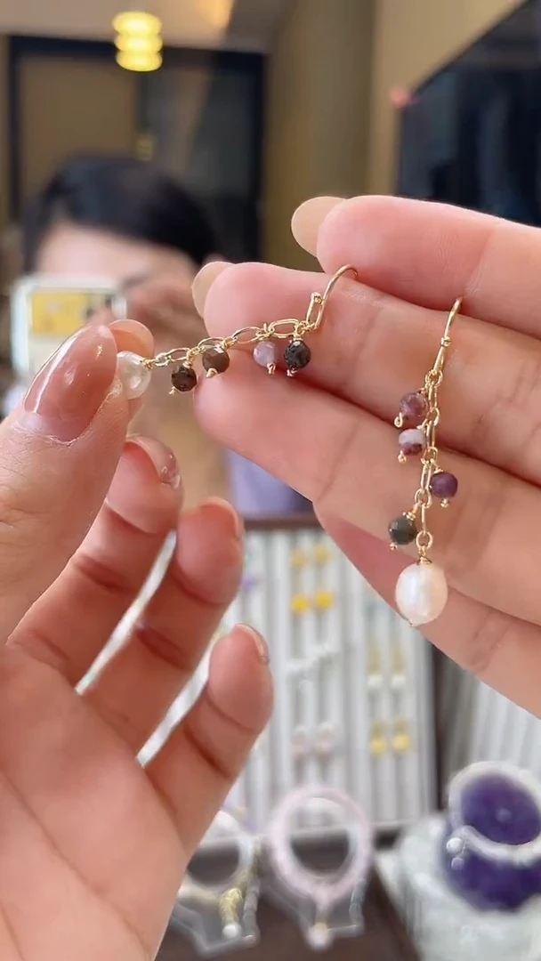 铜合金无925银小珠珠耳钉