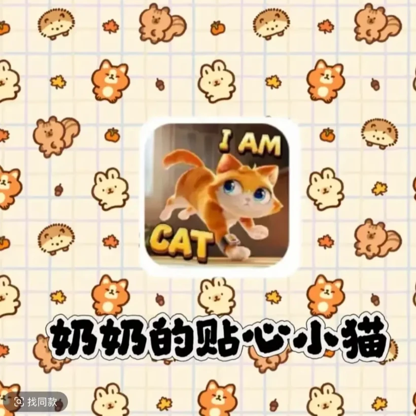 宝藏好物奶奶的贴心小猫定制贴纸