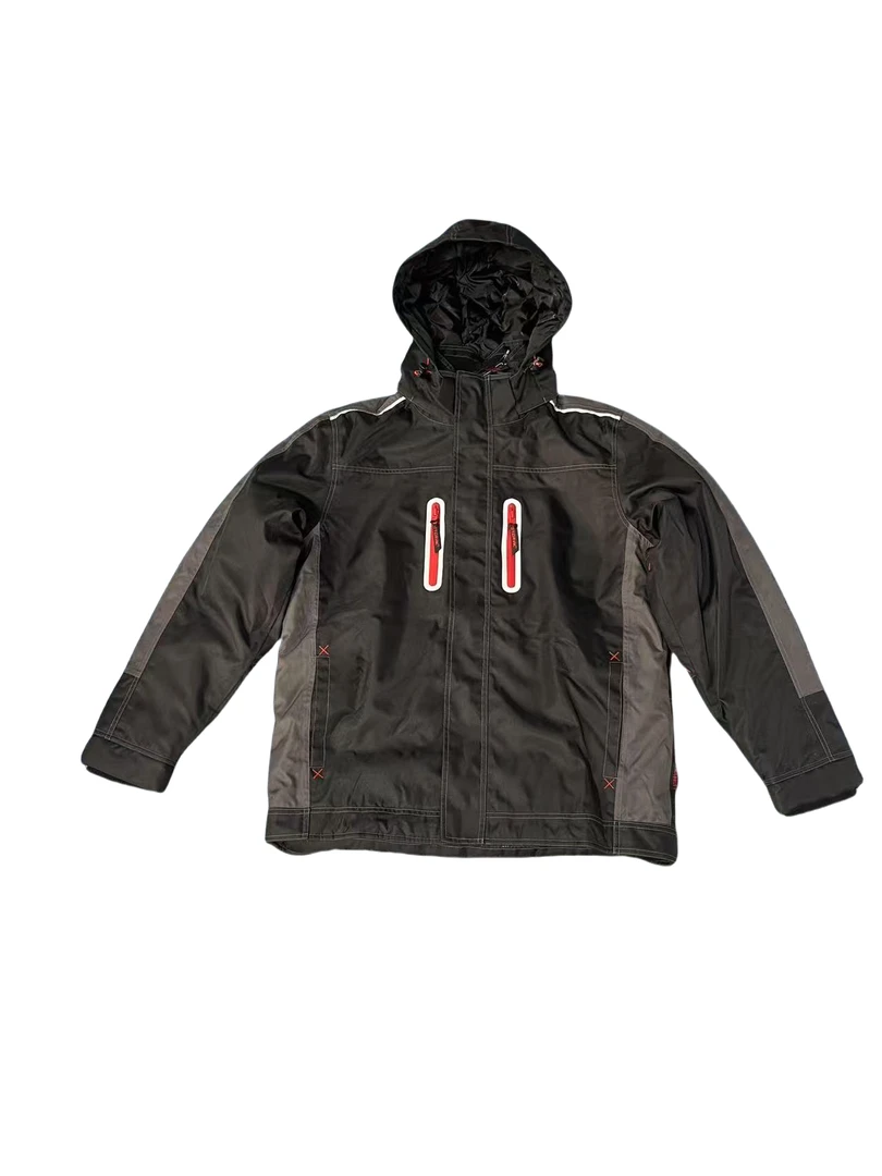 外贸尾货YS连帽棉服秋冬男款加厚棉衣