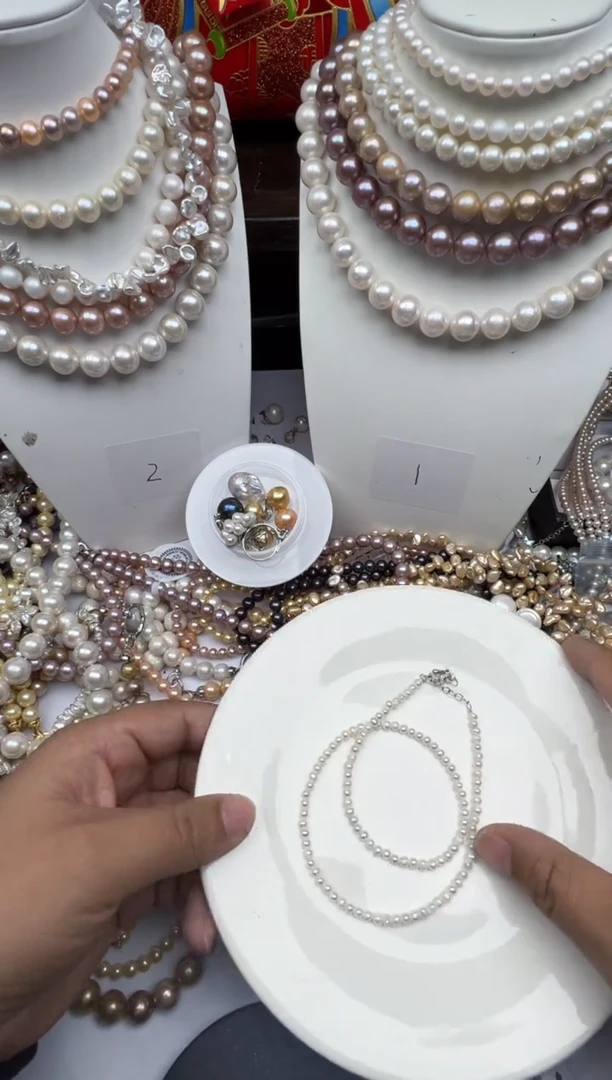 淡水珍珠未镶嵌颈饰1