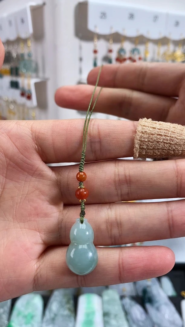 未镶嵌挂件翡翠葫芦挂件