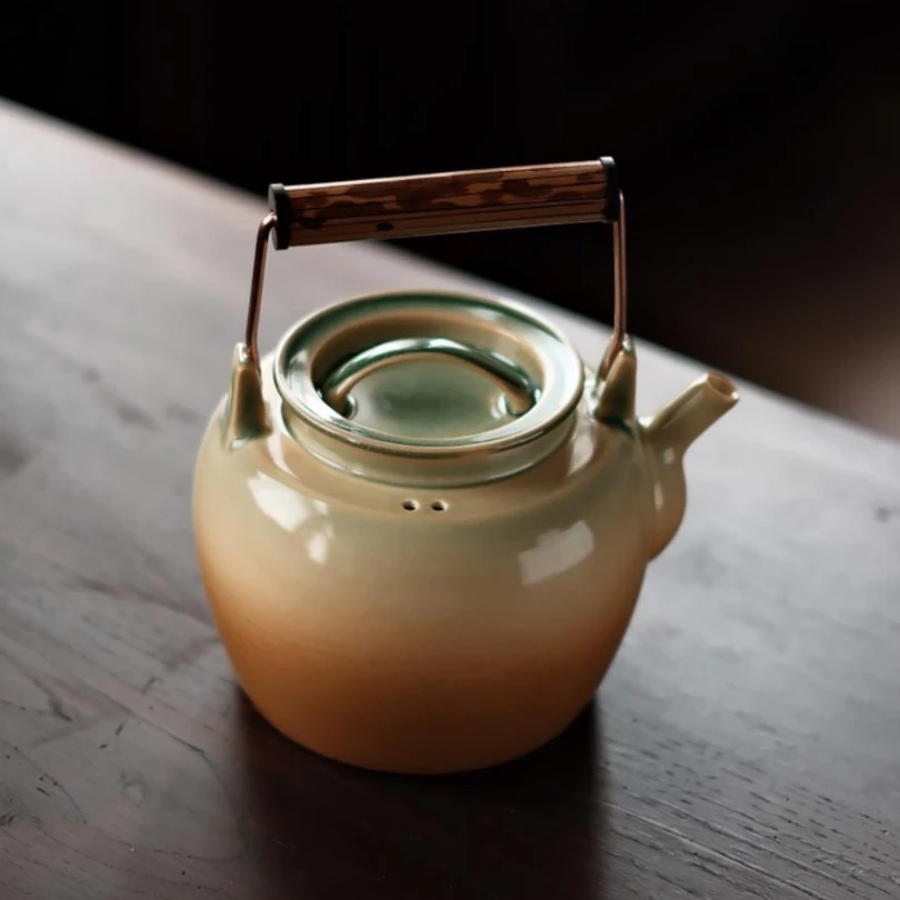 【非遗甄选】碧落流金-梵山堂-秋暝壶-900ml（W0680）
