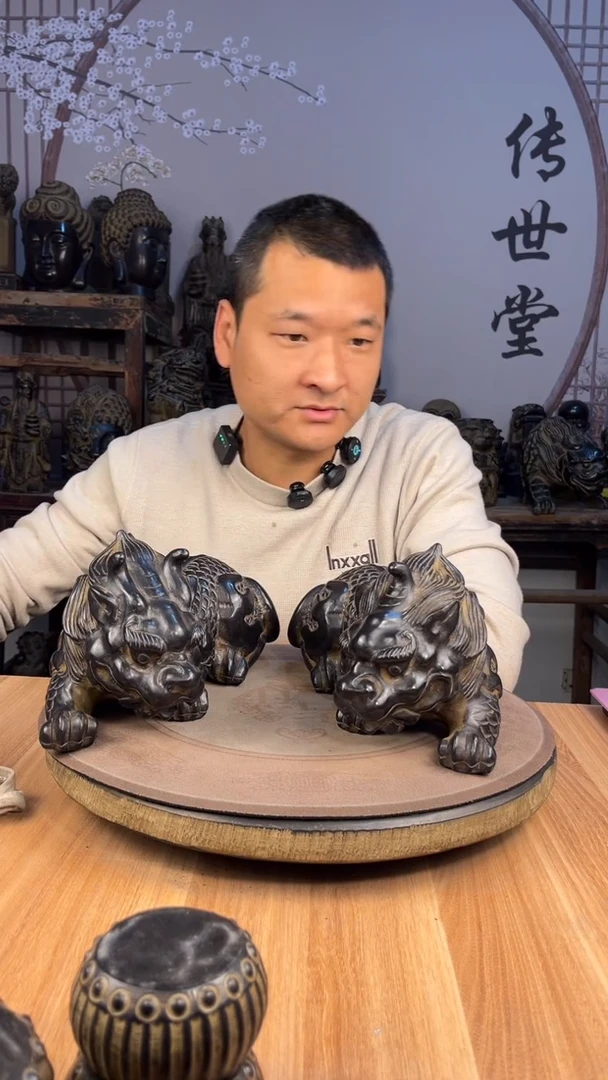 石材29貔貅天禄辟邪一对