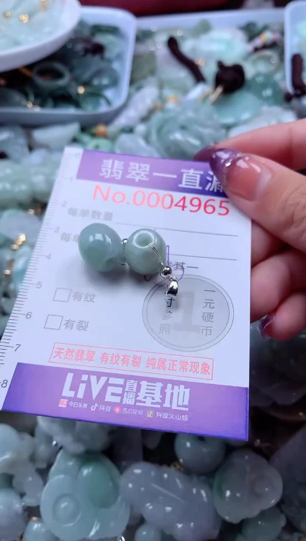 翡翠未镶嵌吊坠(不含链)4965