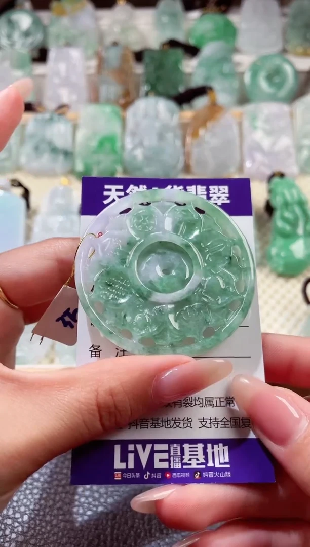 翡翠未镶嵌颈饰0000012345