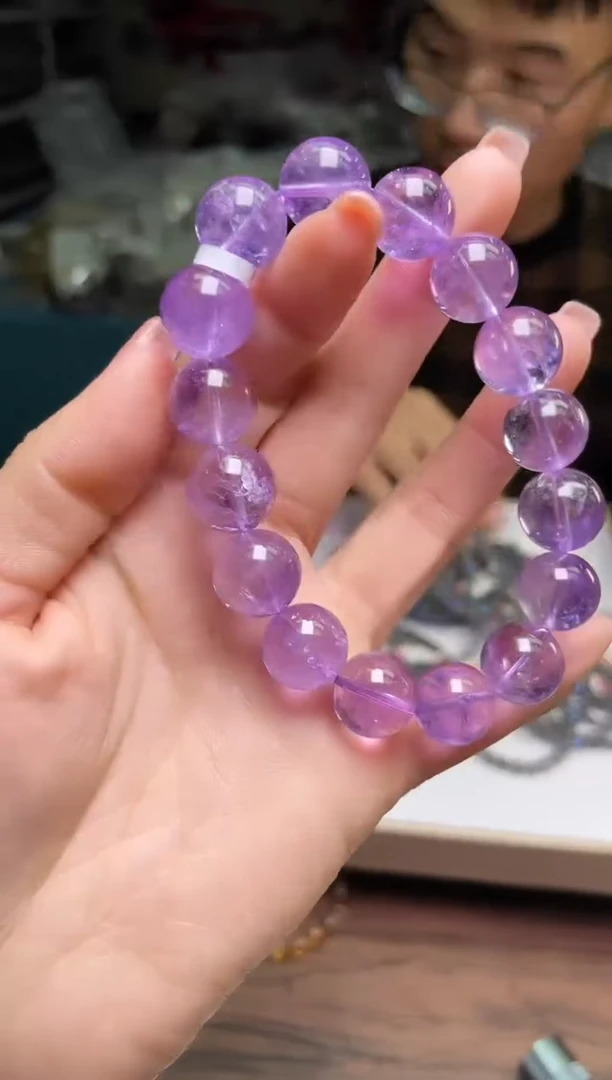 【闪购商品】水晶手串13.5/548未镶嵌【薰衣草】多样性发一件