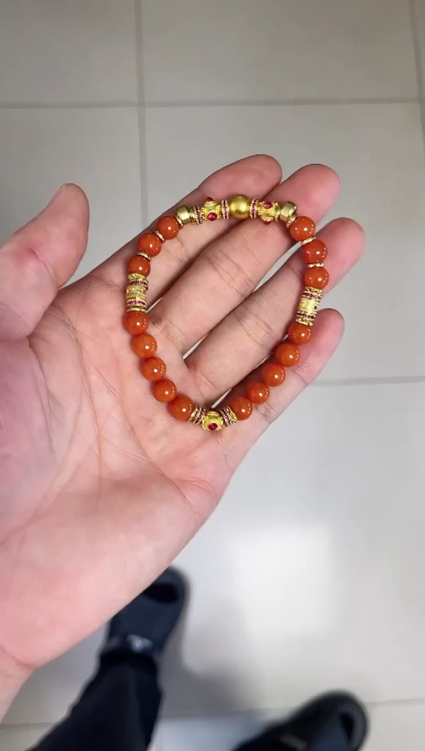 风***️，红色设计师款手串
