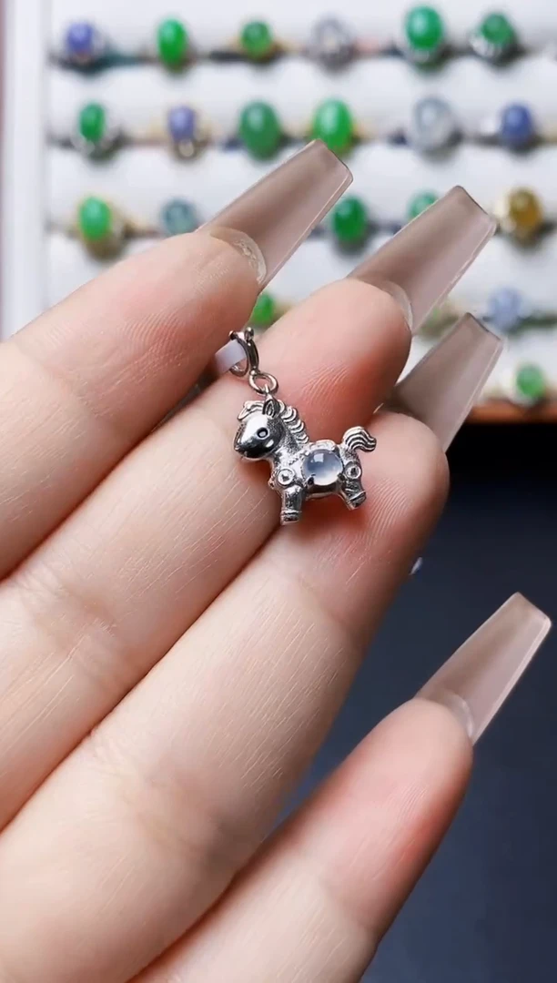 银S925镶嵌戒指翡翠3310