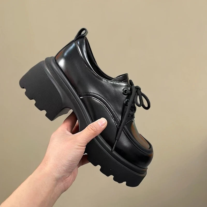 2024-A8-时尚百搭2025春季新款单鞋女式小皮鞋