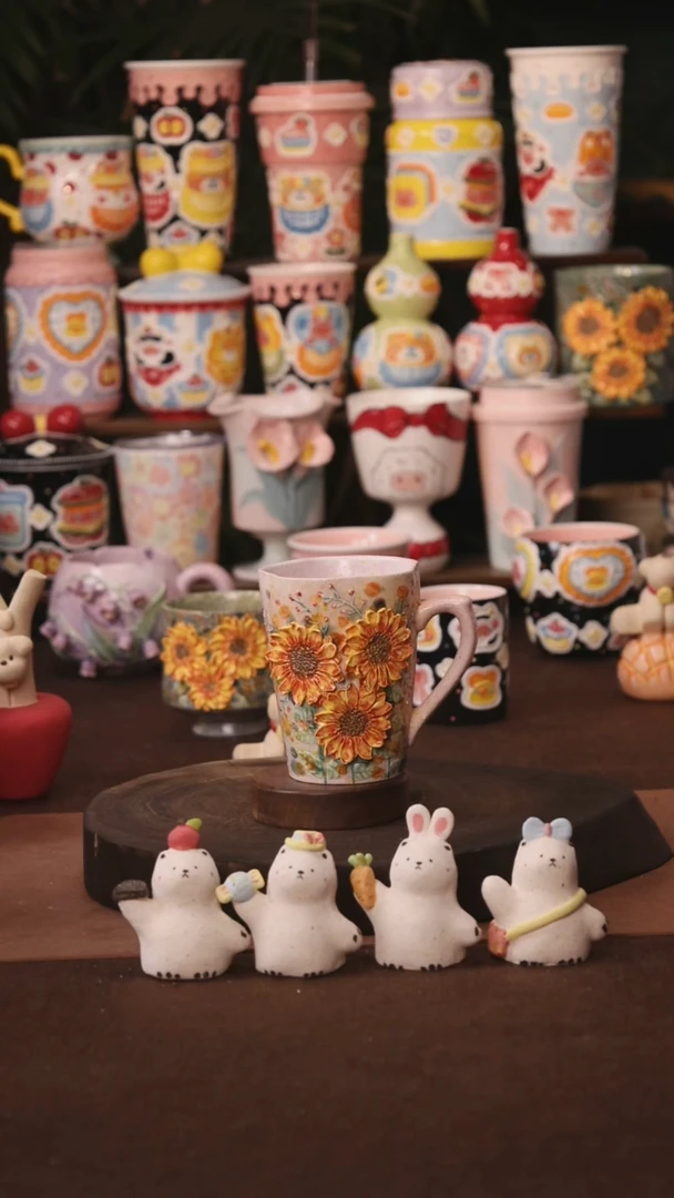 摆件景德镇原创手作陶瓷