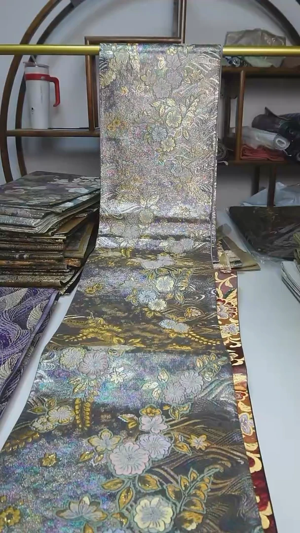 织绣爱**贝西阵织六通石花