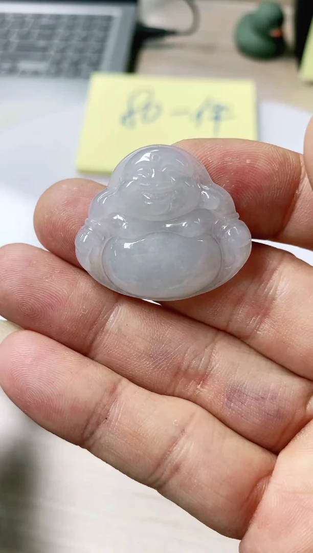 翡翠未镶嵌颈饰北*熊11天然缅甸翡翠A货分分2单