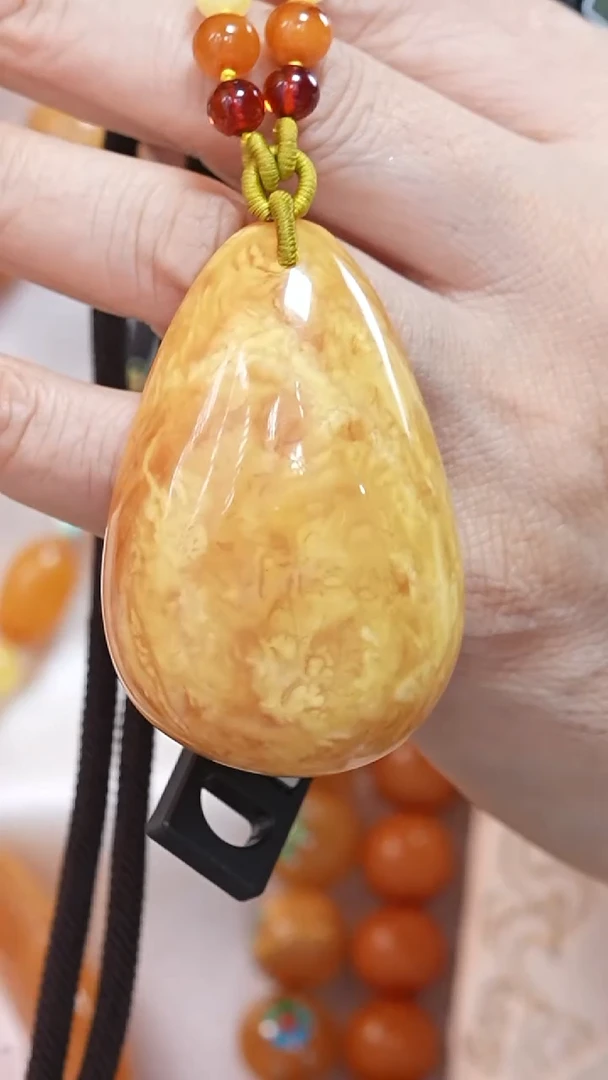 蜜蜡颈饰未镶嵌5027天然蜜蜡珠宝奇石云端妖孽全部保真