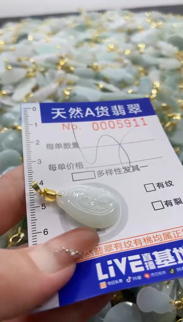 颈饰未镶嵌翡翠天然A货翡翠