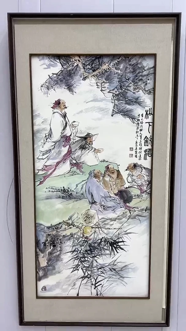 国画吴丽珠-8平尺-国画作品-人物原作-x