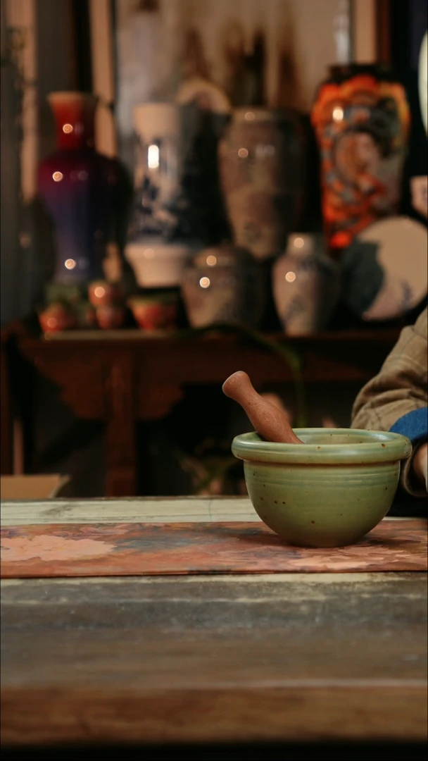 【闪购商品】瓷片景德镇纯手工釉下彩精品花瓶