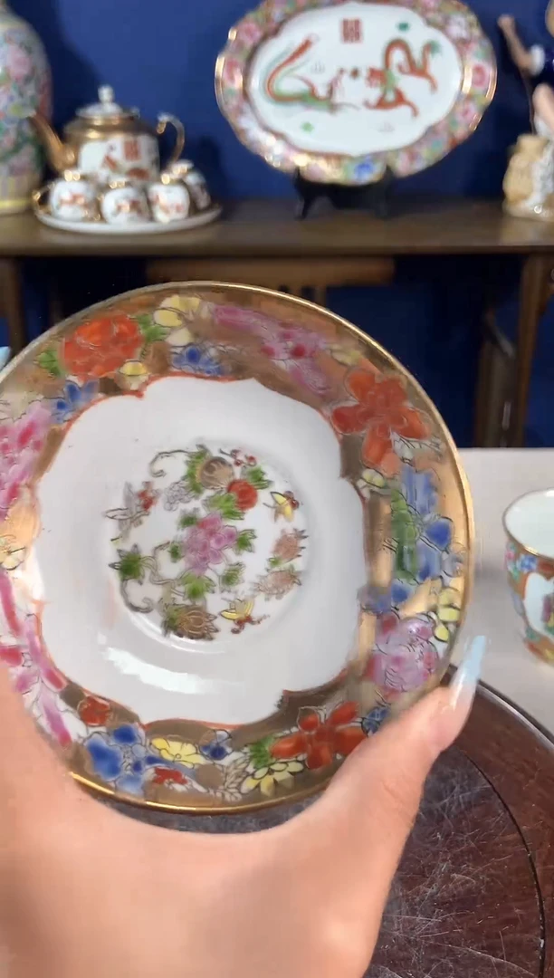 瓷片景德镇窑老厂瓷摆件