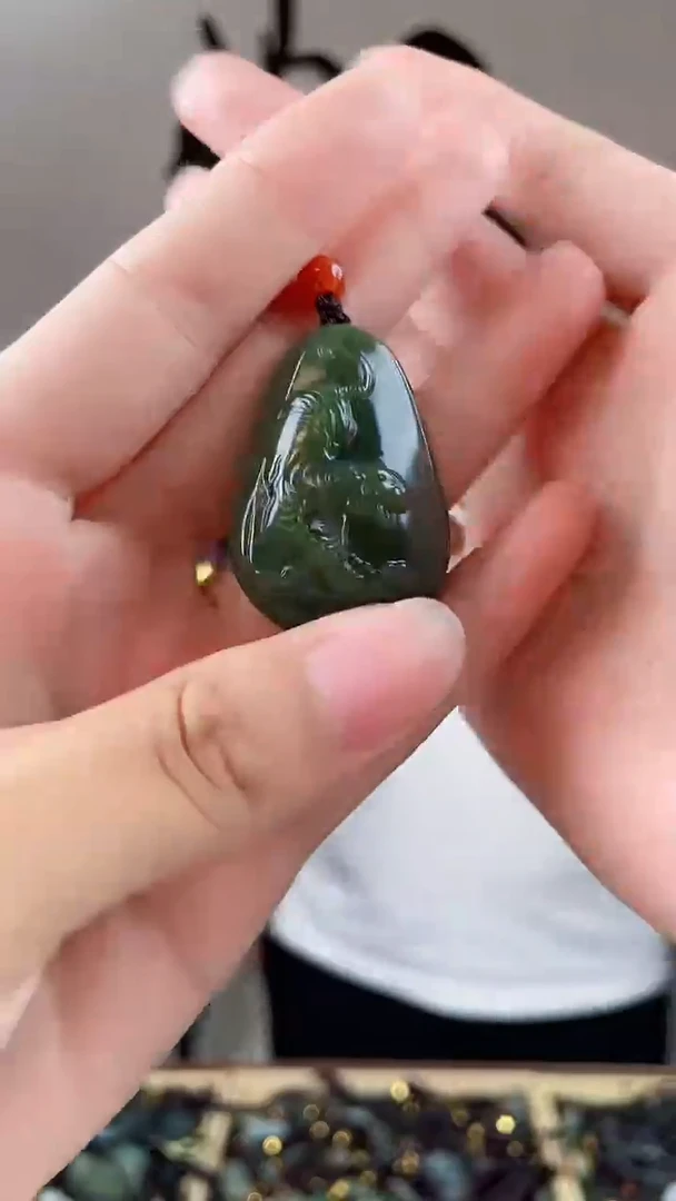 和田玉未镶嵌挂件拍一发一，多样性发货