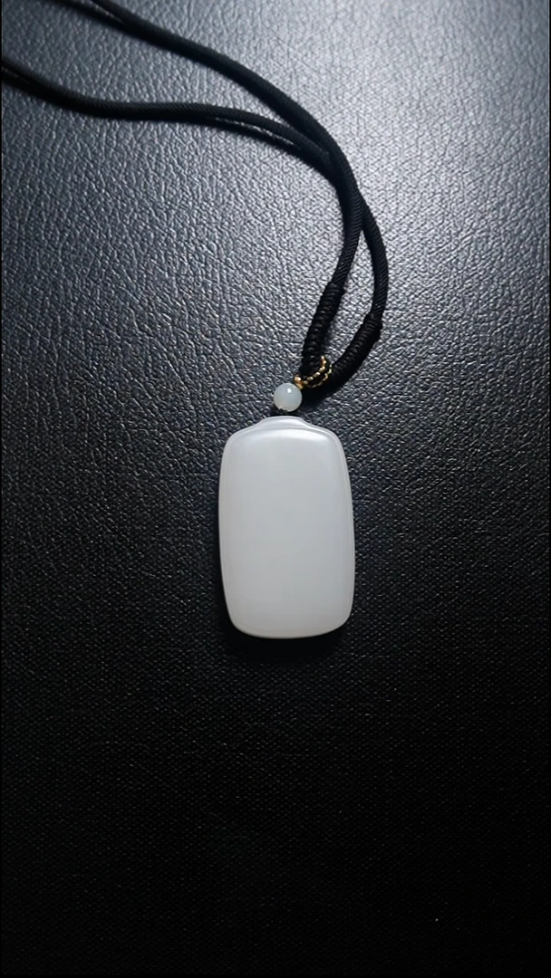 颈饰未镶嵌和田玉栀*无事牌